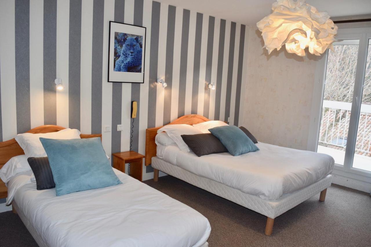 Hotel Et Appartements Les Platanes Thueyts Exterior foto