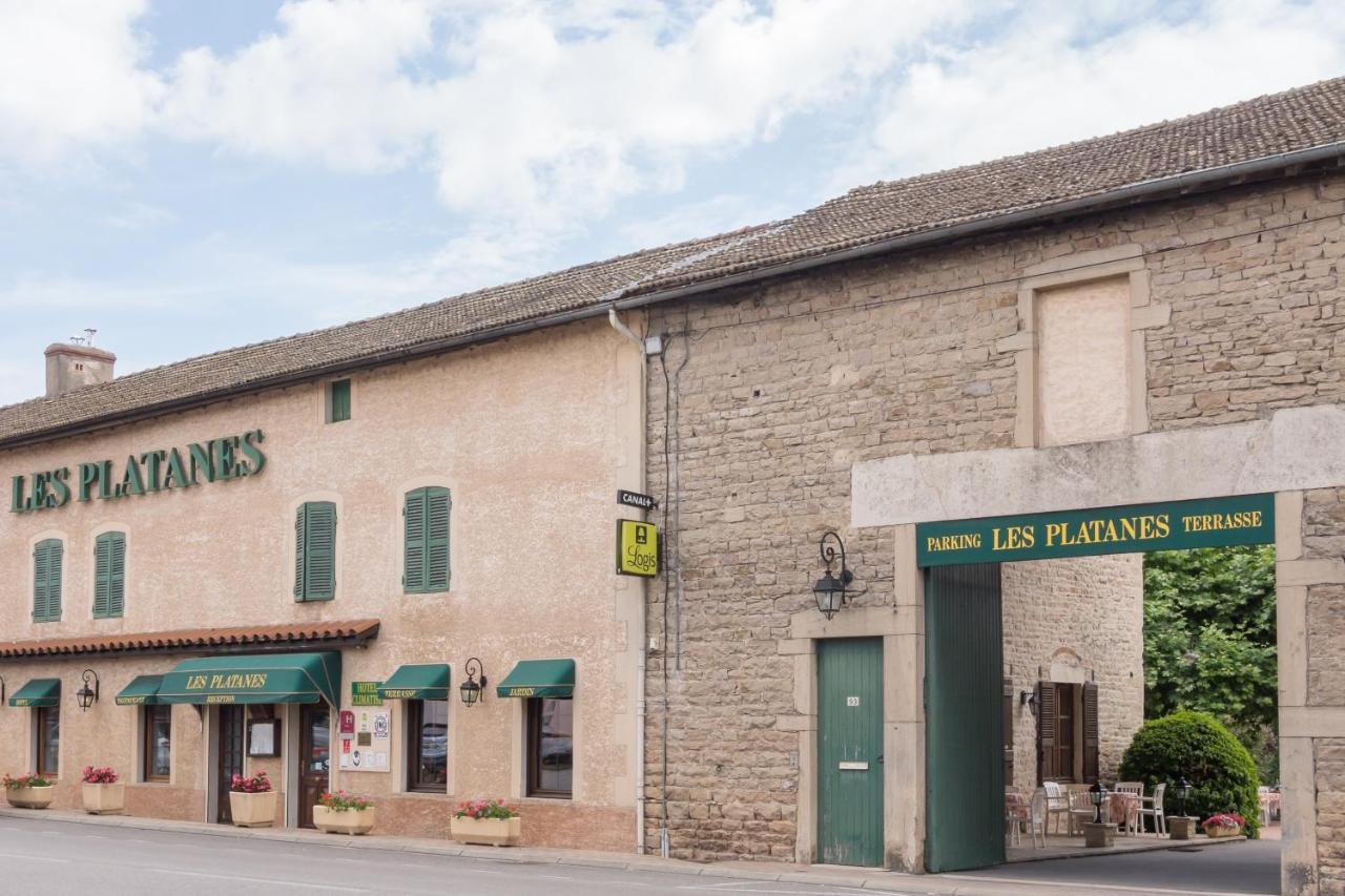 Hotel Et Appartements Les Platanes Thueyts Exterior foto