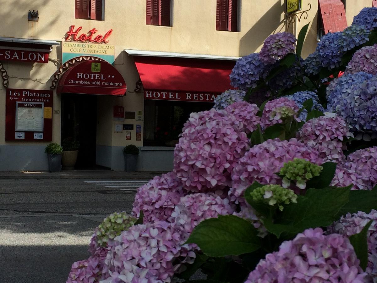 Hotel Et Appartements Les Platanes Thueyts Exterior foto