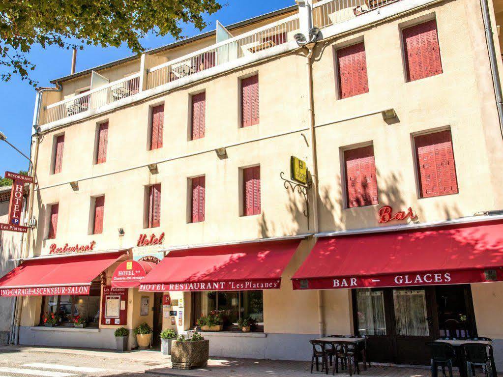 Hotel Et Appartements Les Platanes Thueyts Exterior foto